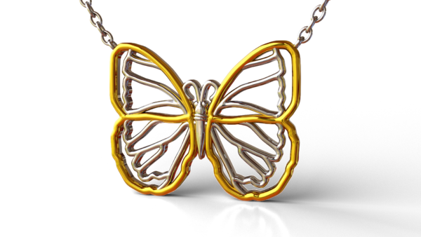 Las Mariposas y el Amor Dorado Plateado