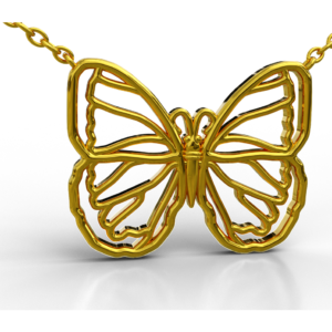 Las Mariposas y el Amor Oro 18K
