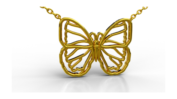 Las Mariposas y el Amor Oro 18K